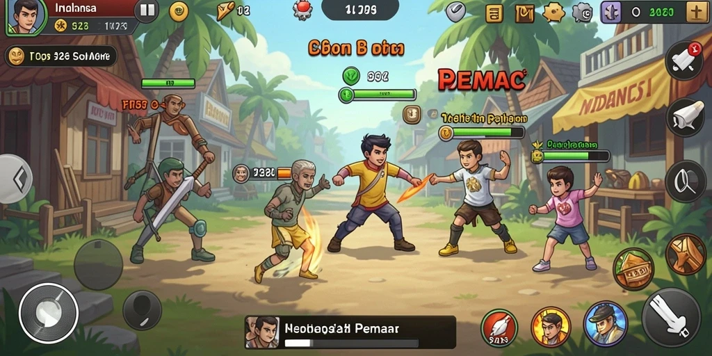 Tangkapan layar saat pemain menyelesaikan tantangan seru.