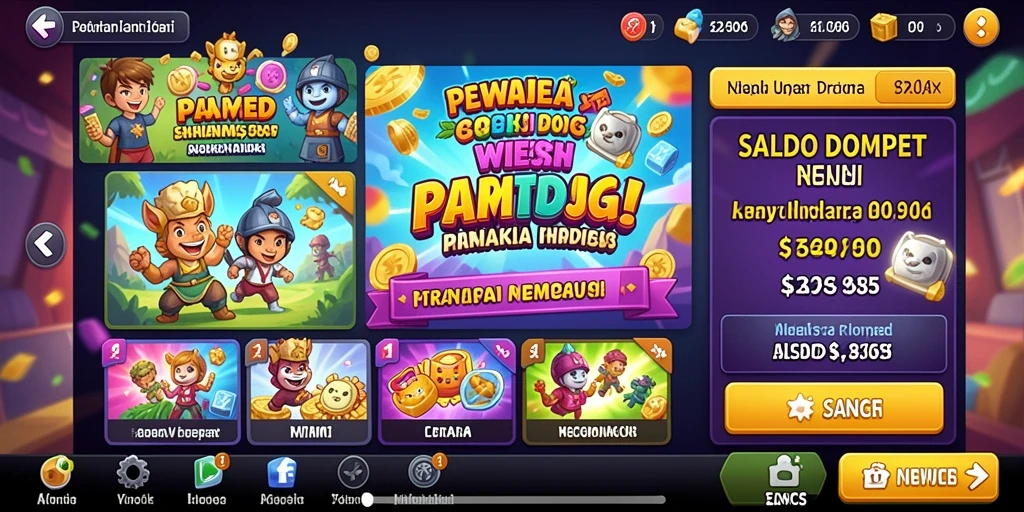 Sistem reward yang menggiurkan untuk pemain.
